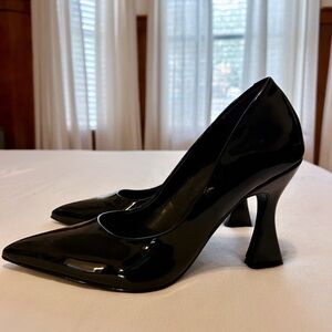 Steve Madden Glossy Black Heels